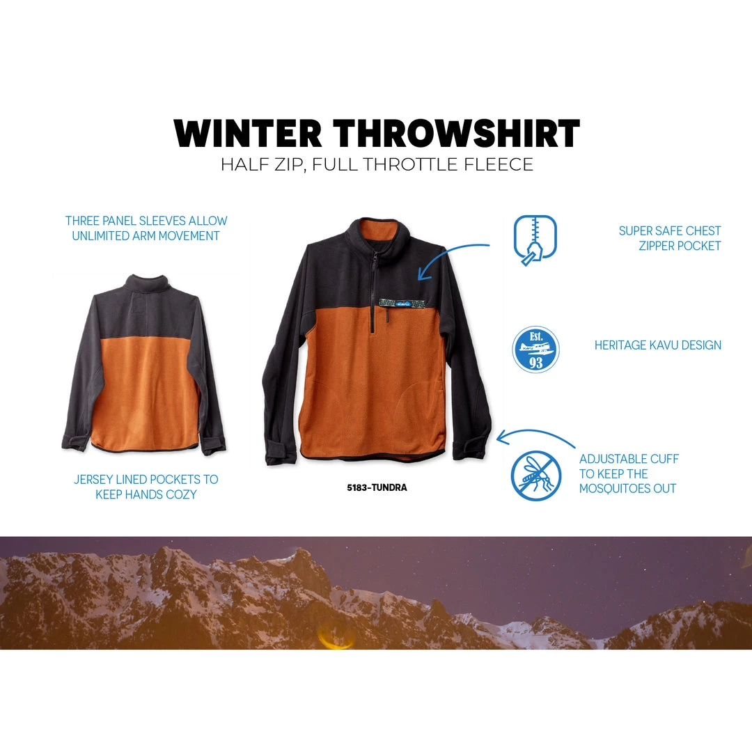KAVU MENS Winter Throwshirt 18 KAVU MENS Winter Throwshirt