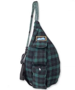 KAVU Mini Plaid Rope Bag