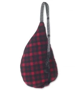 KAVU Mini Plaid Rope Bag