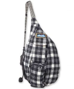 KAVU Mini Plaid Rope Bag